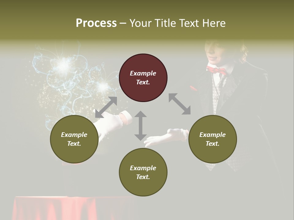 Arc Masculine Hold PowerPoint Template