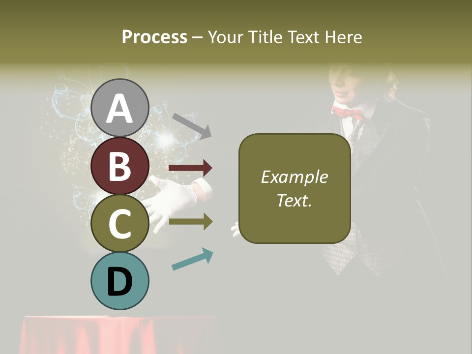 Arc Masculine Hold PowerPoint Template