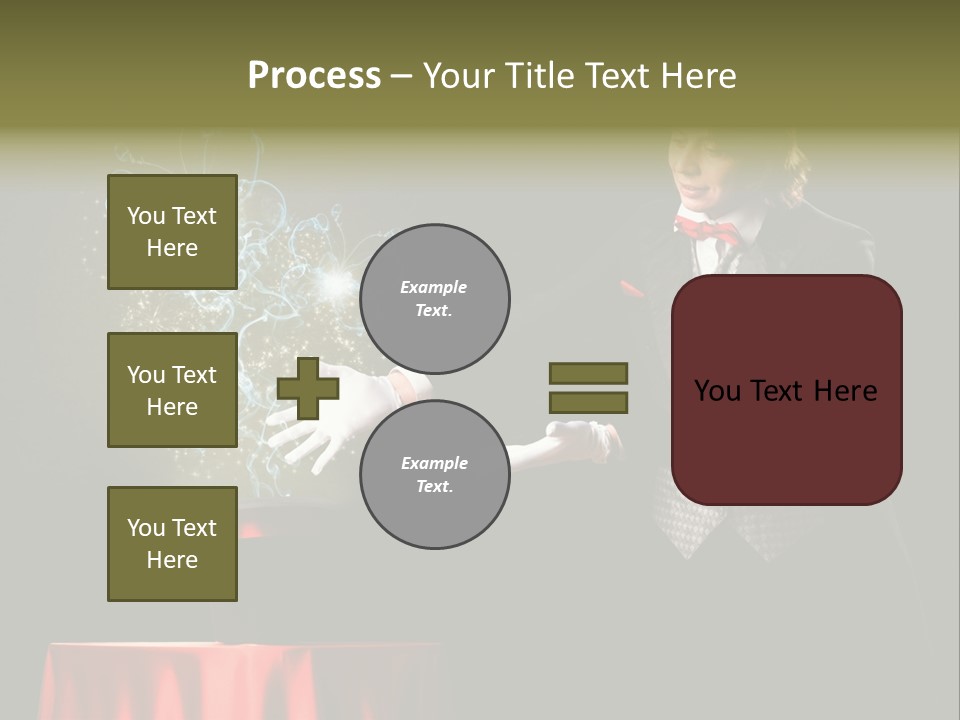Arc Masculine Hold PowerPoint Template