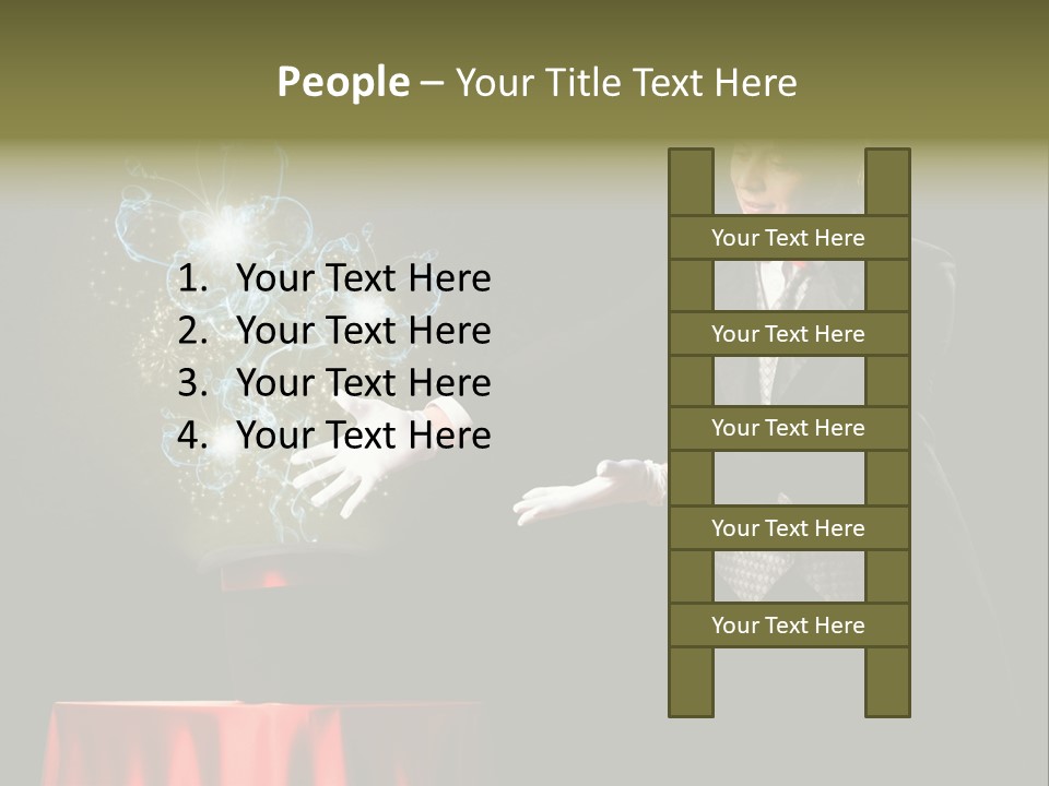 Arc Masculine Hold PowerPoint Template