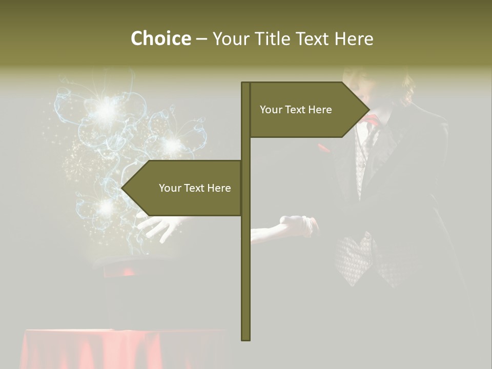 Arc Masculine Hold PowerPoint Template