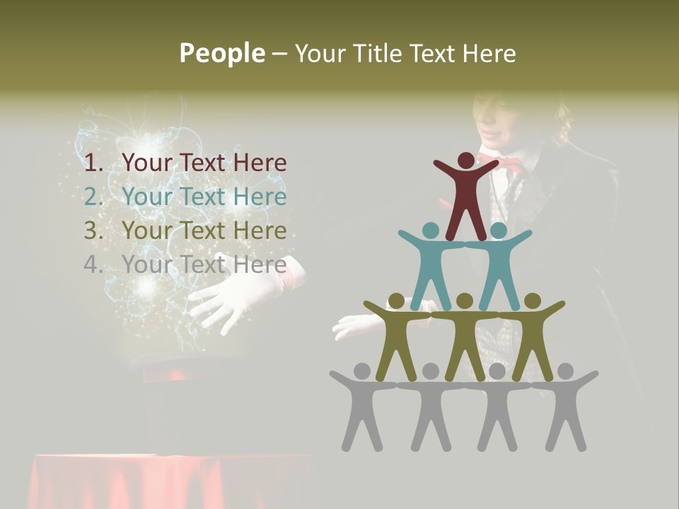 Arc Masculine Hold PowerPoint Template