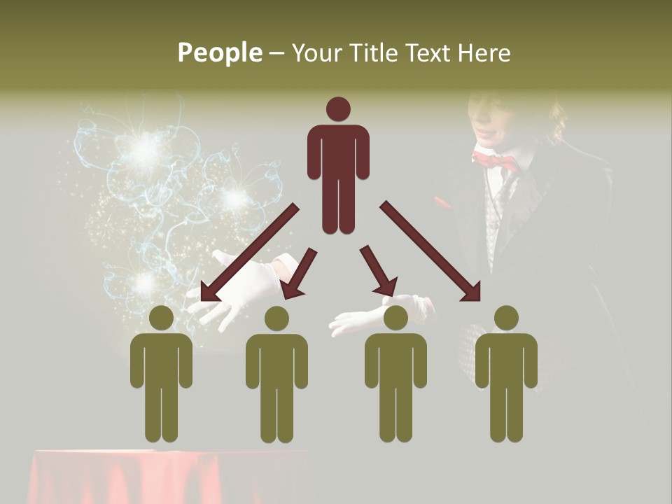 Arc Masculine Hold PowerPoint Template