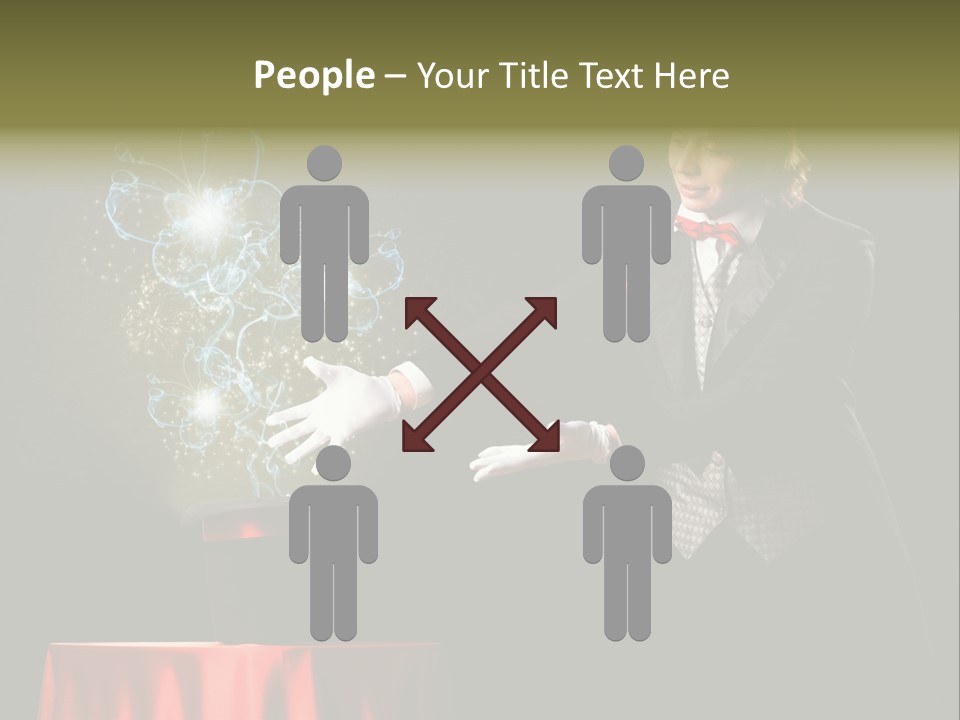 Arc Masculine Hold PowerPoint Template