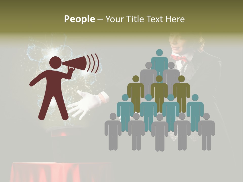 Arc Masculine Hold PowerPoint Template