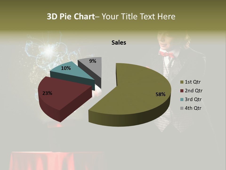 Arc Masculine Hold PowerPoint Template