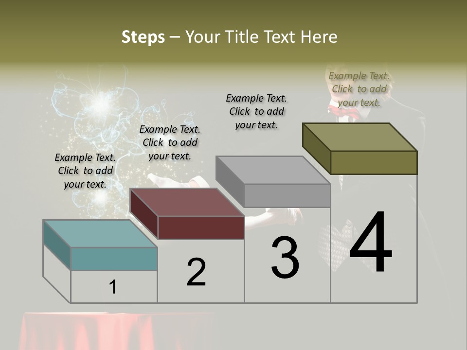 Arc Masculine Hold PowerPoint Template