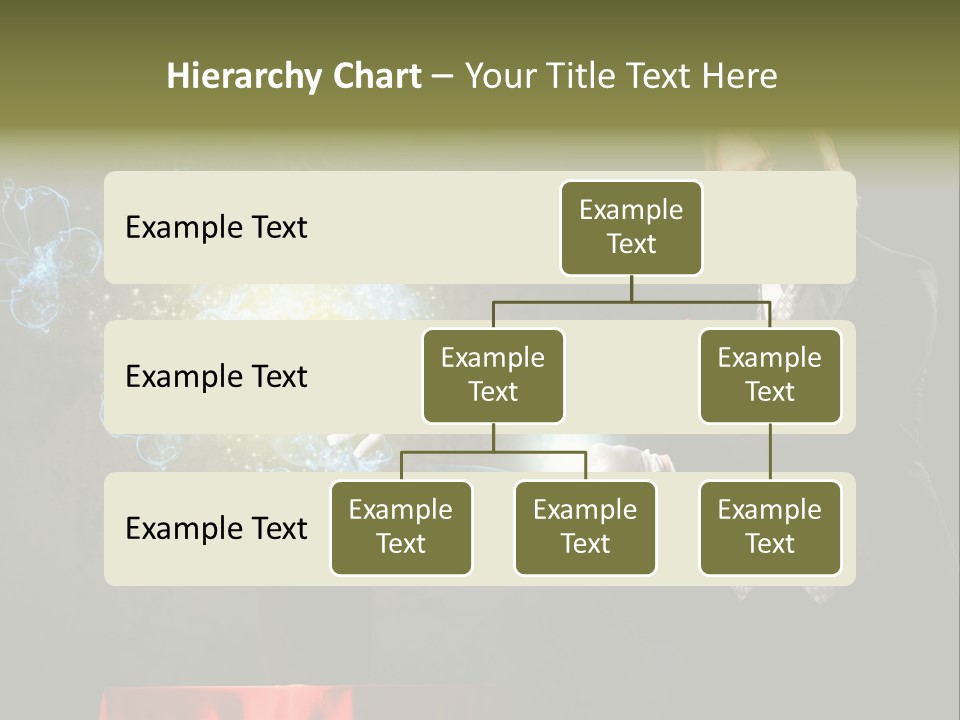 One Abstract Caucasian PowerPoint Template