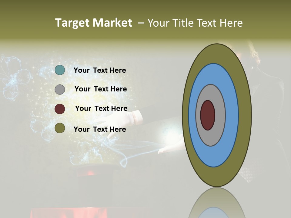 One Abstract Caucasian PowerPoint Template