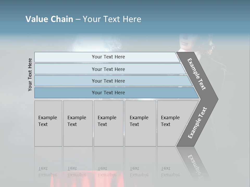 Masculine Power Magician PowerPoint Template