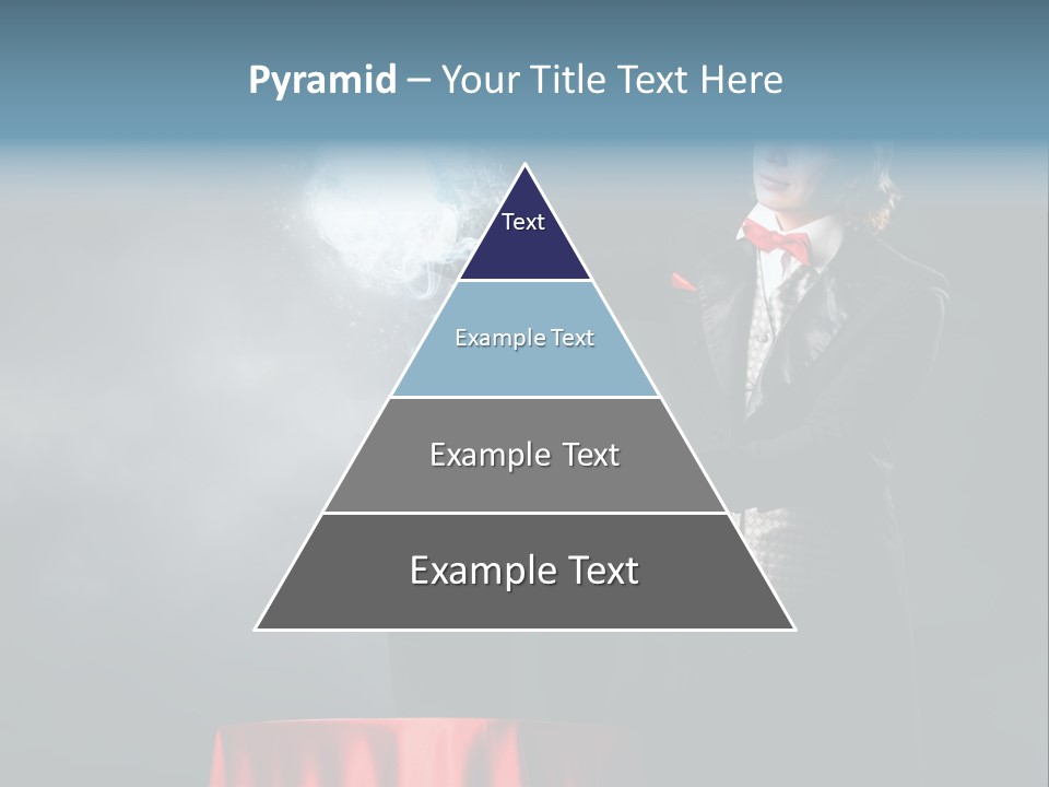 Masculine Power Magician PowerPoint Template