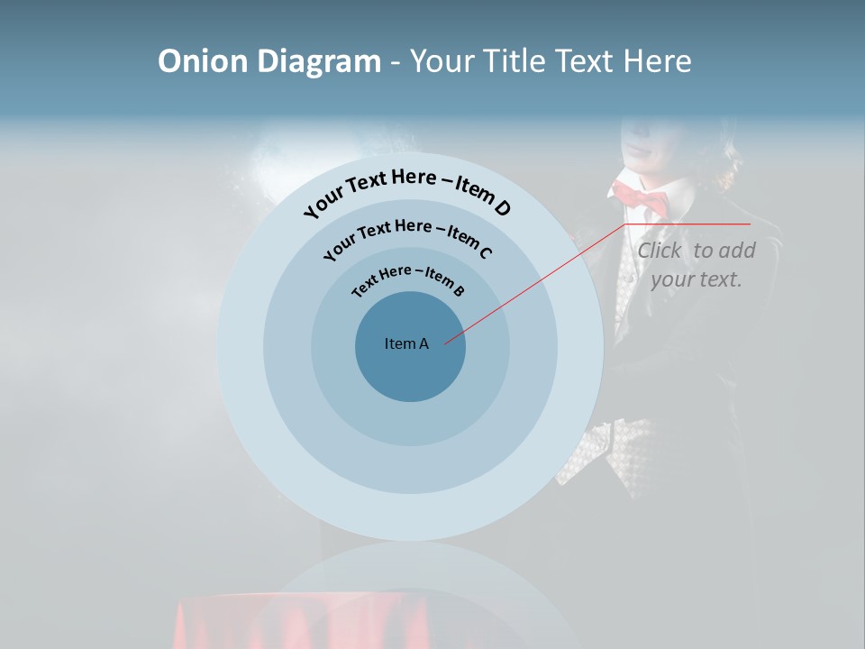 Masculine Power Magician PowerPoint Template