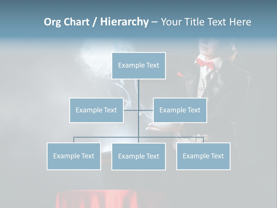 Masculine Power Magician PowerPoint Template