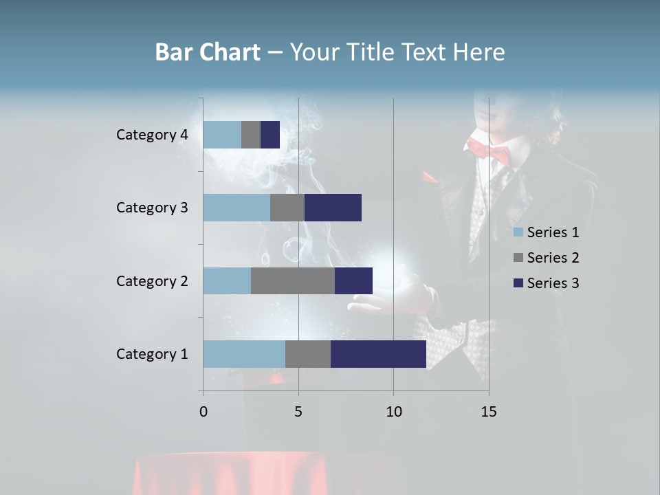 Masculine Power Magician PowerPoint Template