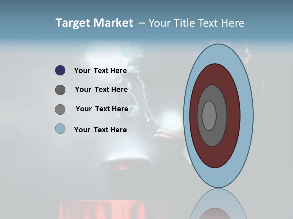 Masculine Power Magician PowerPoint Template