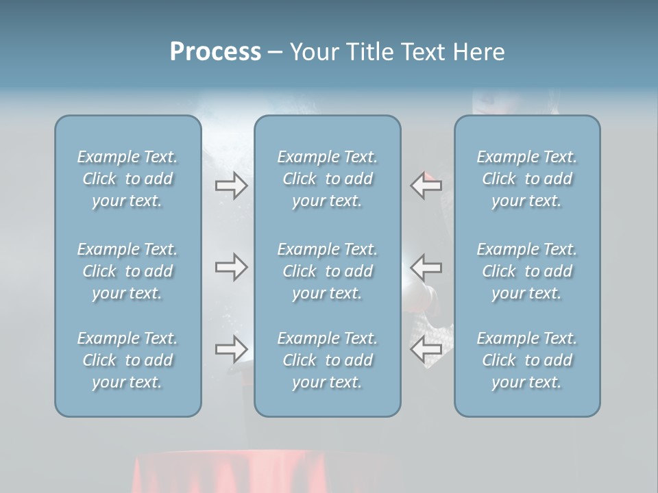 Masculine Power Magician PowerPoint Template