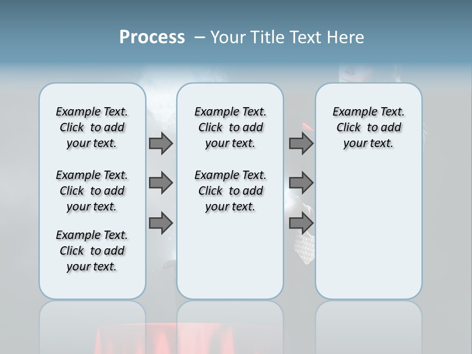 Masculine Power Magician PowerPoint Template