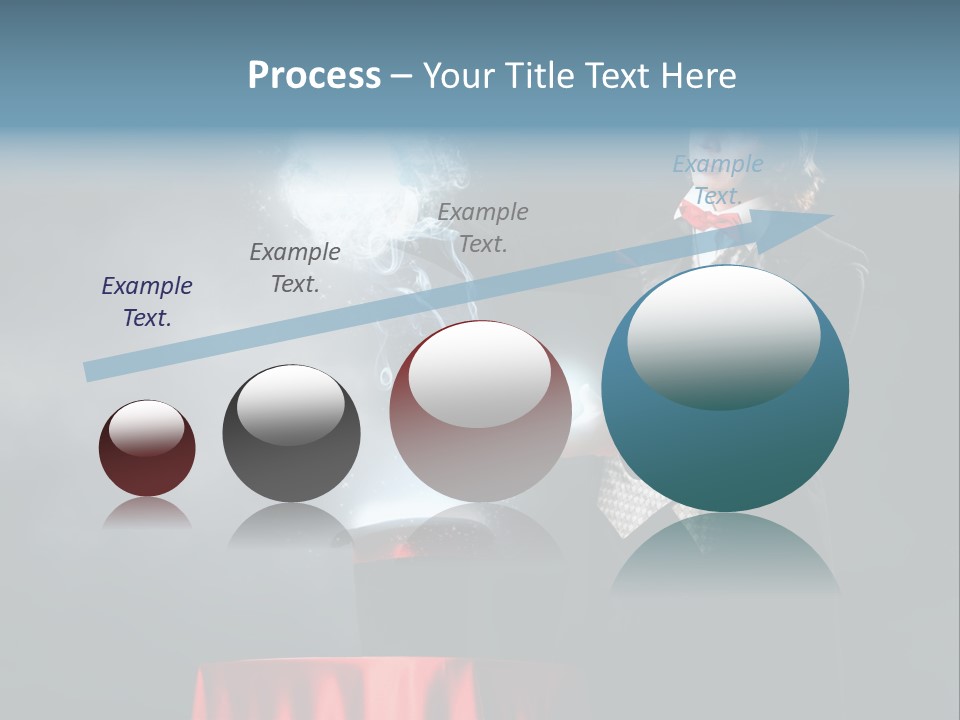 Masculine Power Magician PowerPoint Template