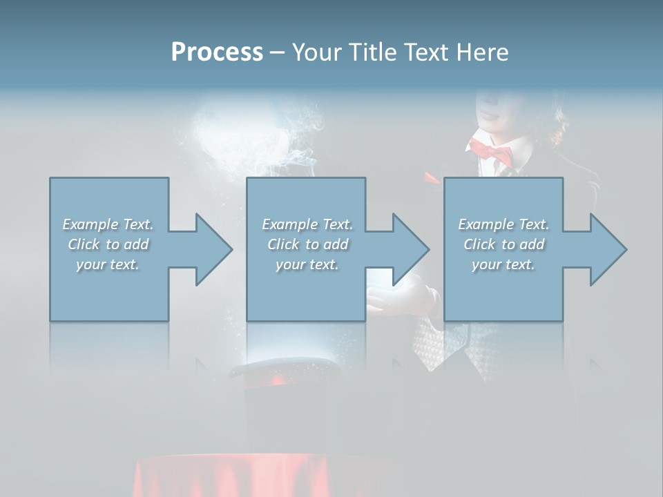 Masculine Power Magician PowerPoint Template