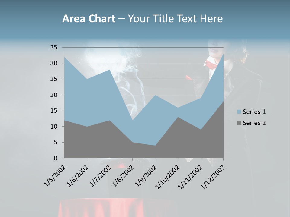 Masculine Power Magician PowerPoint Template