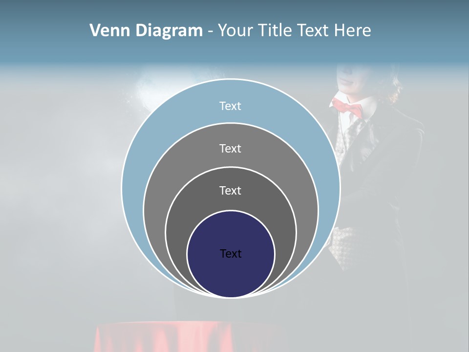 Masculine Power Magician PowerPoint Template