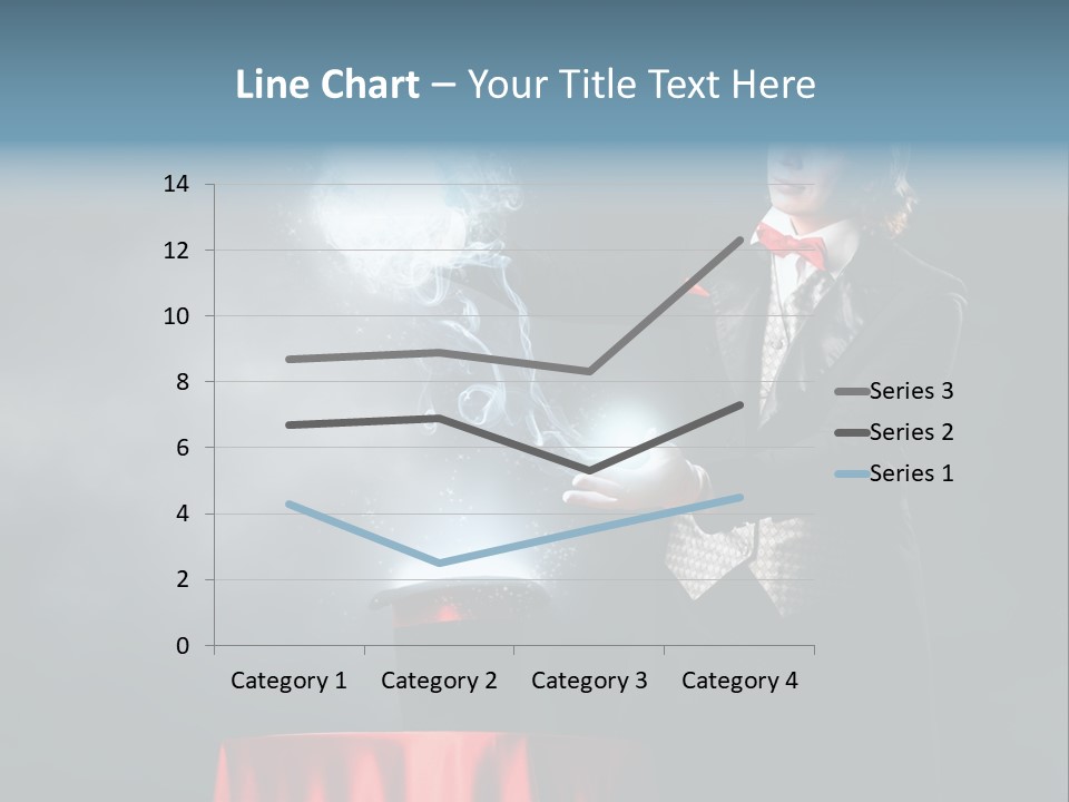 Masculine Power Magician PowerPoint Template