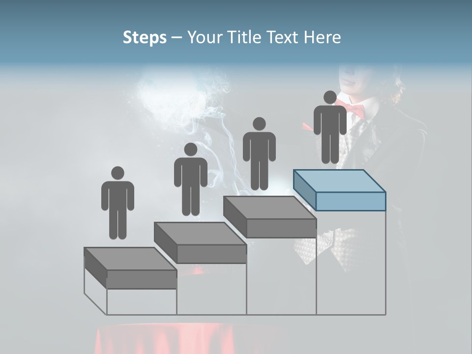 Masculine Power Magician PowerPoint Template