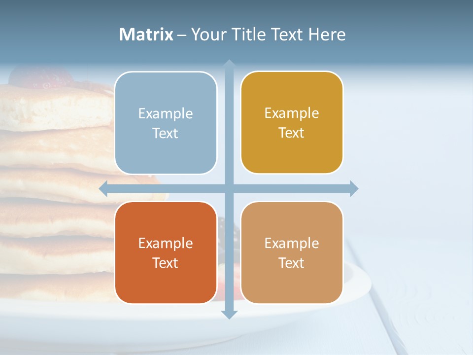Piled Column Pancakes PowerPoint Template