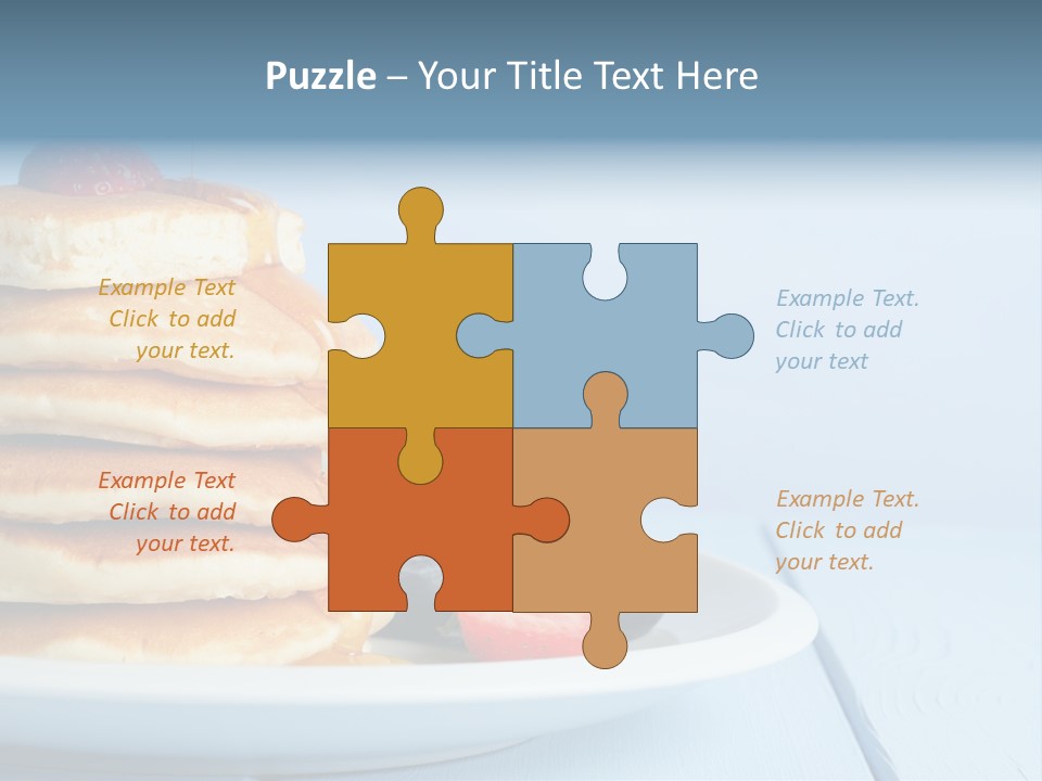 Piled Column Pancakes PowerPoint Template