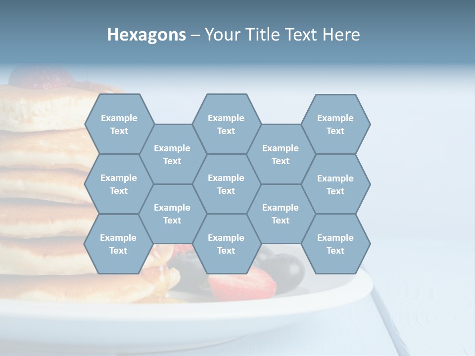 Piled Column Pancakes PowerPoint Template