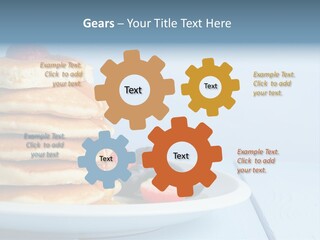 Piled Column Pancakes PowerPoint Template