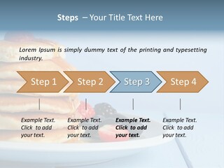 Piled Column Pancakes PowerPoint Template