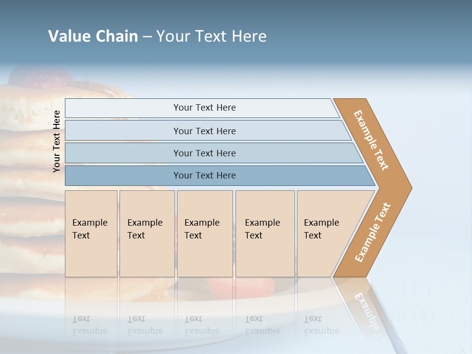 Piled Column Pancakes PowerPoint Template