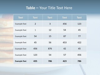 Piled Column Pancakes PowerPoint Template