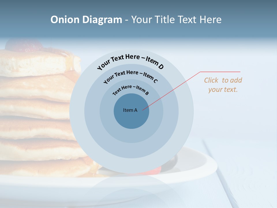 Piled Column Pancakes PowerPoint Template