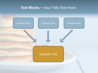 Piled Column Pancakes PowerPoint Template