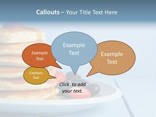 Piled Column Pancakes PowerPoint Template