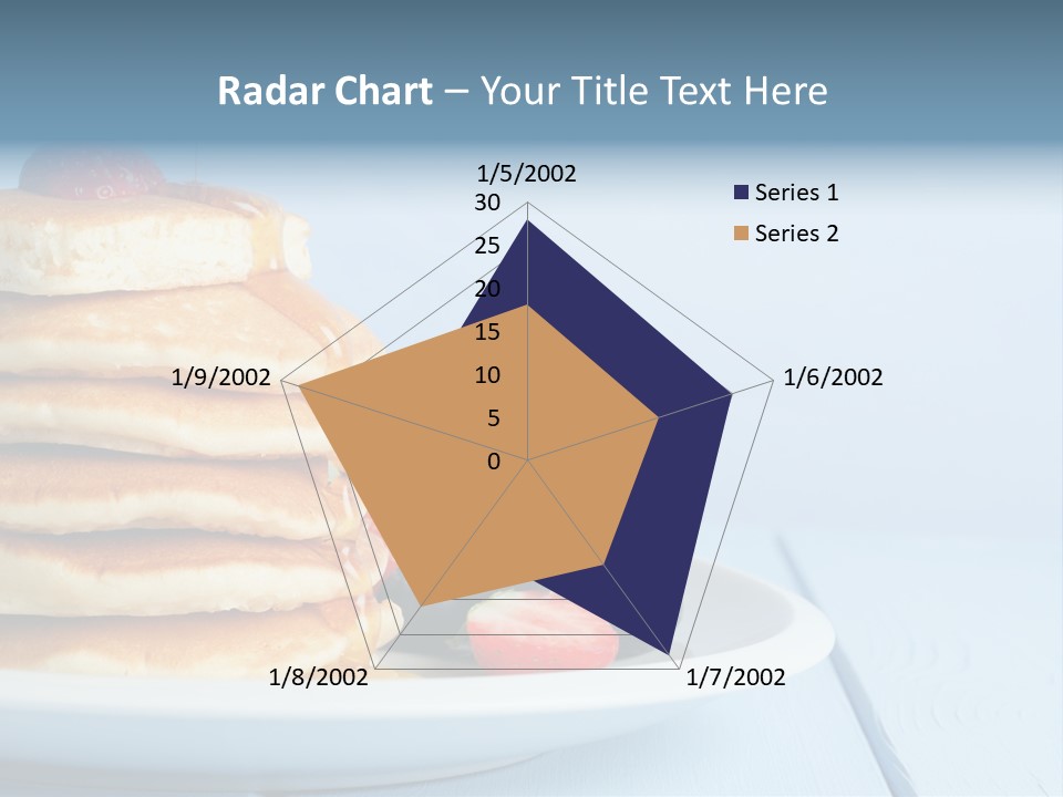 Piled Column Pancakes PowerPoint Template