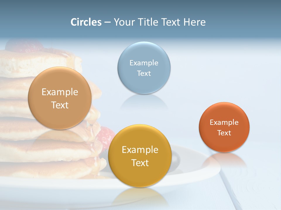Piled Column Pancakes PowerPoint Template