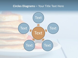 Piled Column Pancakes PowerPoint Template
