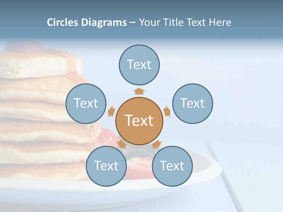 Piled Column Pancakes PowerPoint Template