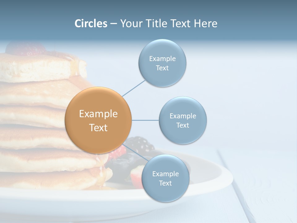 Piled Column Pancakes PowerPoint Template