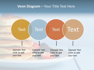 Piled Column Pancakes PowerPoint Template