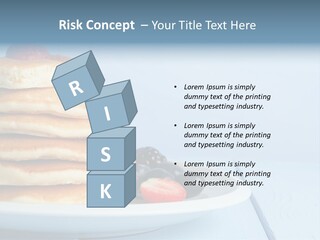 Piled Column Pancakes PowerPoint Template