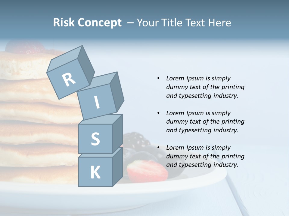 Piled Column Pancakes PowerPoint Template