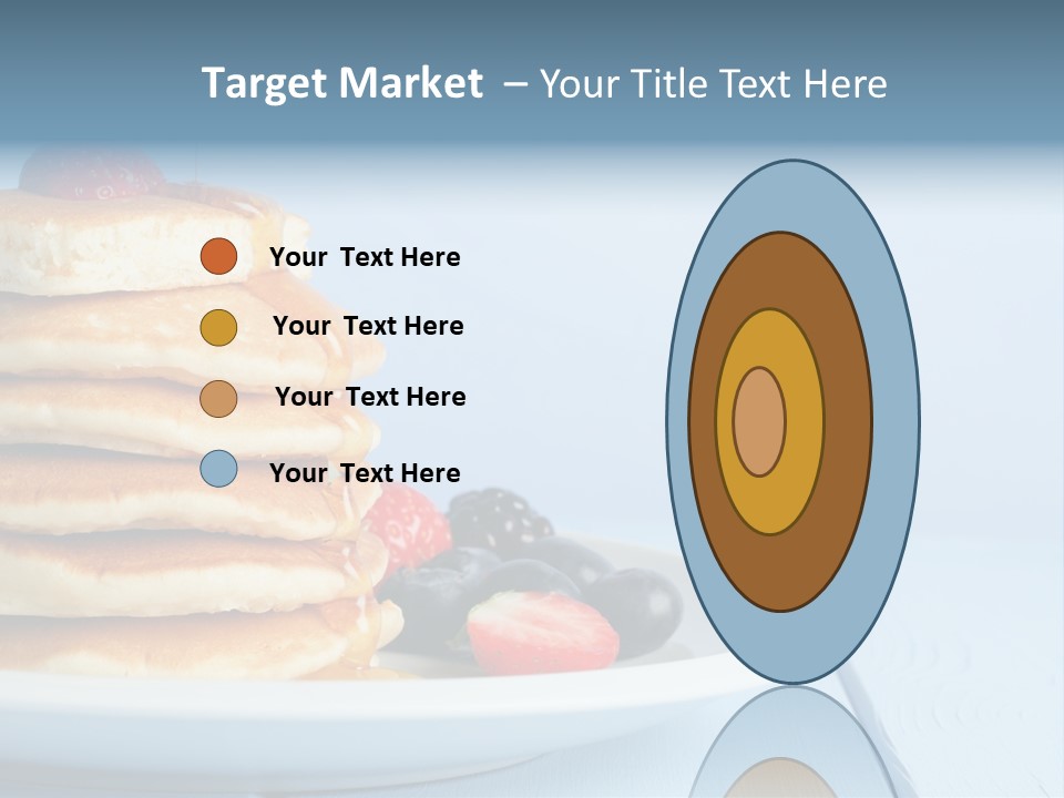 Piled Column Pancakes PowerPoint Template