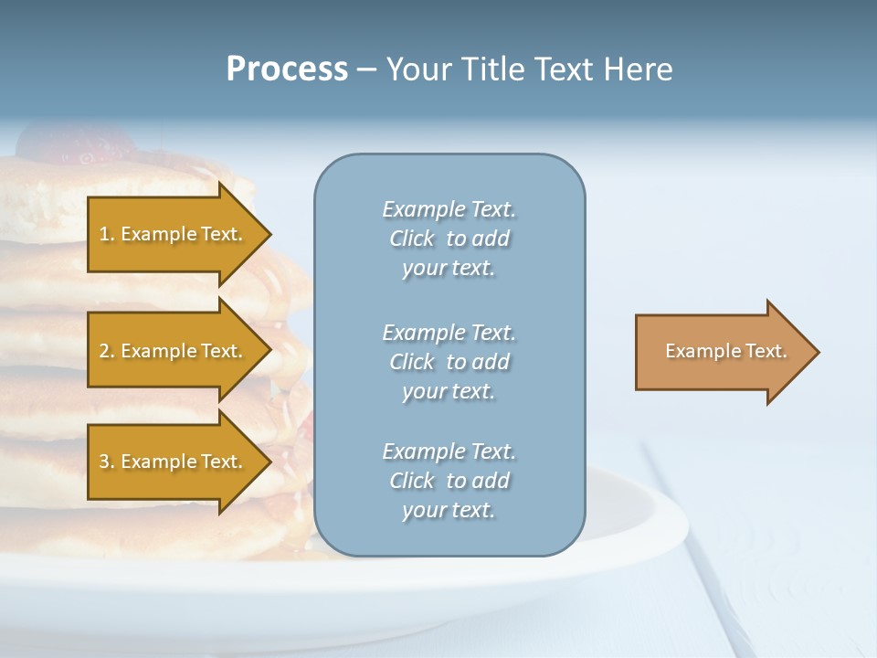 Piled Column Pancakes PowerPoint Template