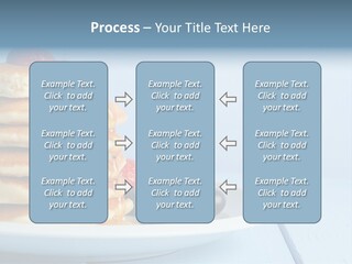 Piled Column Pancakes PowerPoint Template