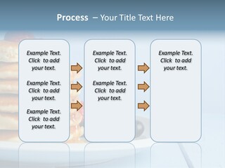 Piled Column Pancakes PowerPoint Template