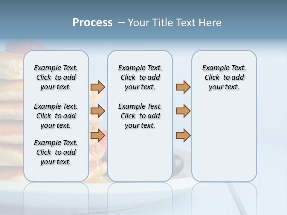 Piled Column Pancakes PowerPoint Template
